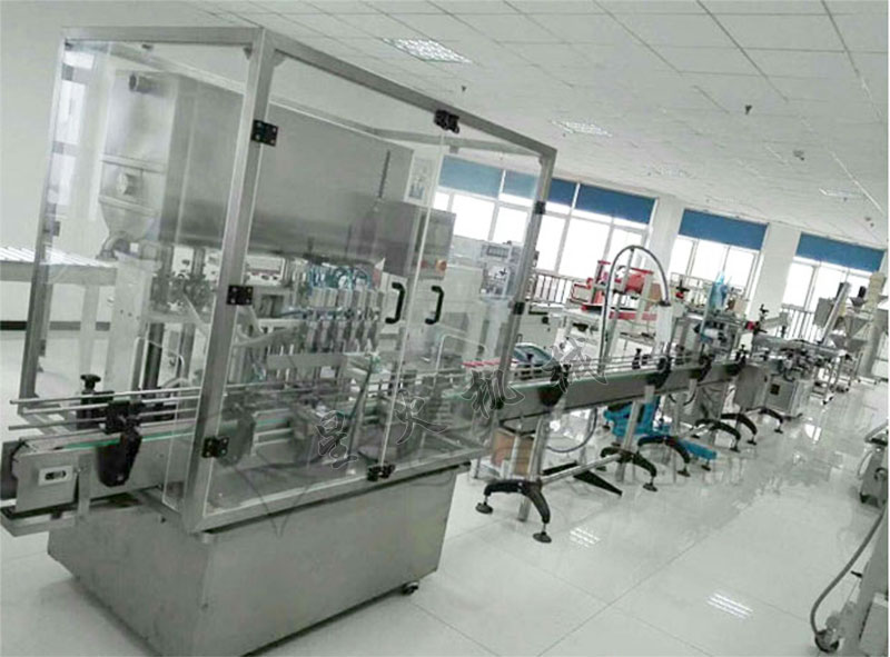 六頭醬類灌裝機-醬料自動灌裝生產(chǎn)線